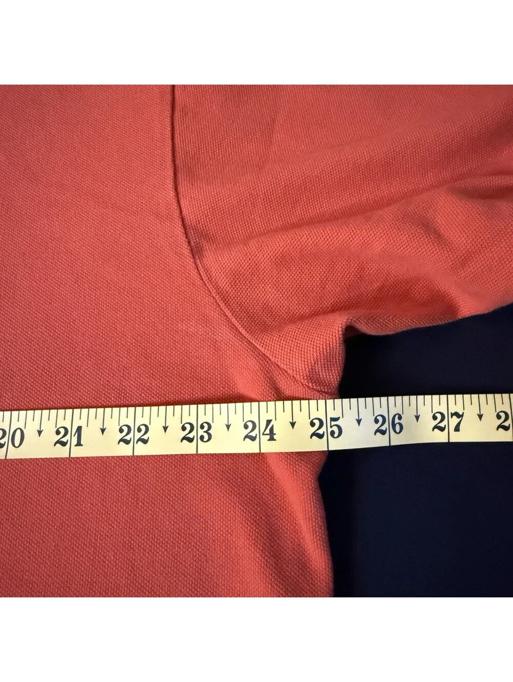 Polo Ralph Lauren Men’s 1XB Big Orange Mesh Polo Shirt Pony Logo Cotton